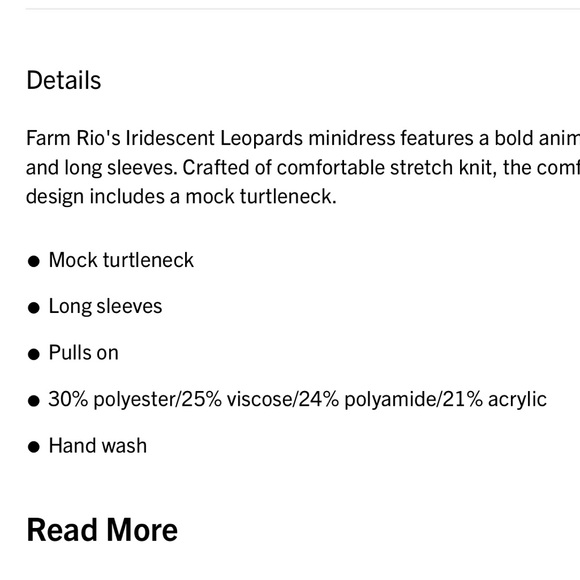 FARM RIO KNIT DRESS - NWOT XS but stretchy enou to fit a Small - Picture 8 of 11